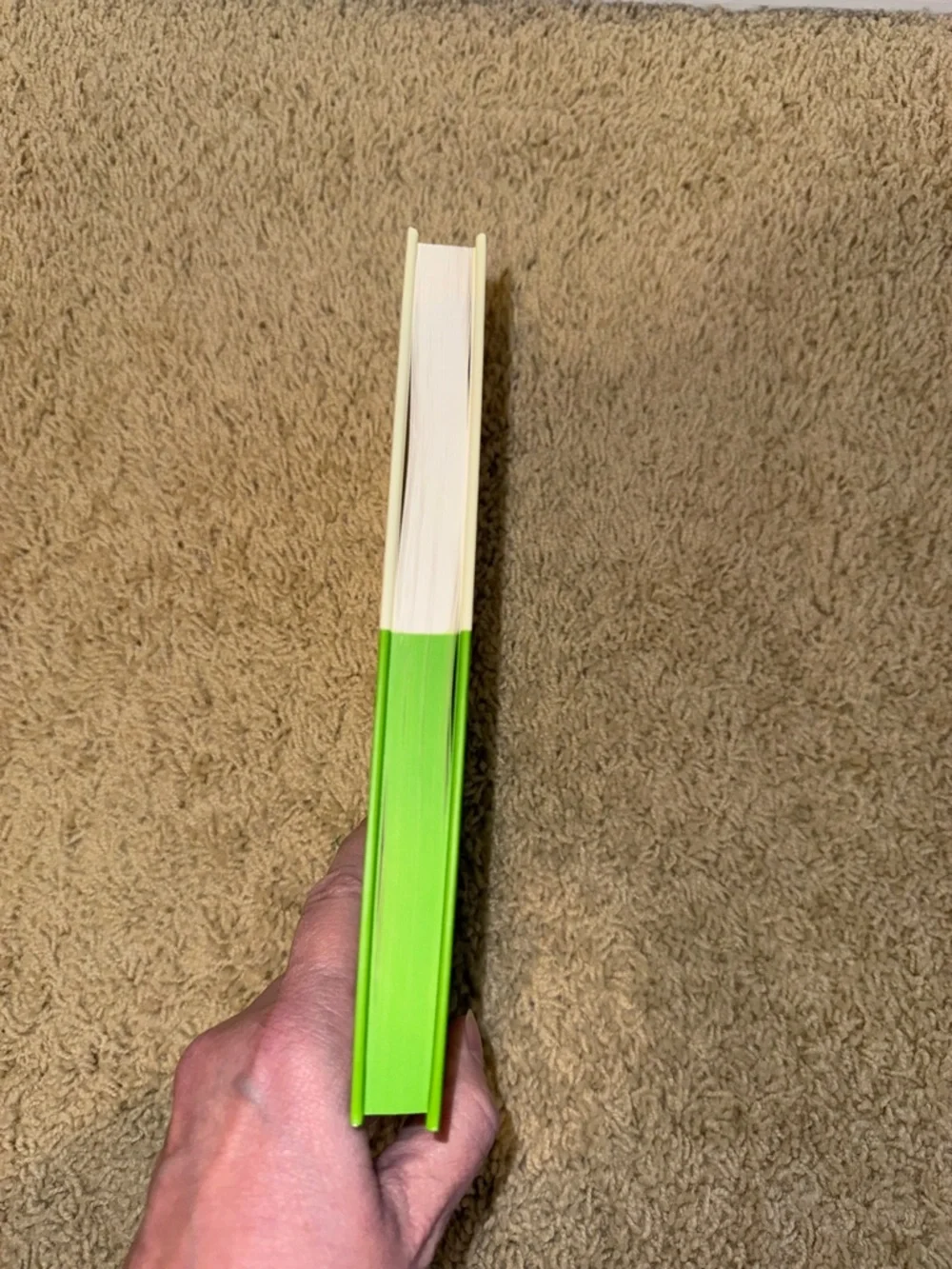 kate spade Two-Tone Initial Hardcover Notebook in Cream & Green